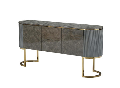 Chest of drawers Living room Sideboard Modern Wood Designer Furniture Luxury Marble Chests of drawers